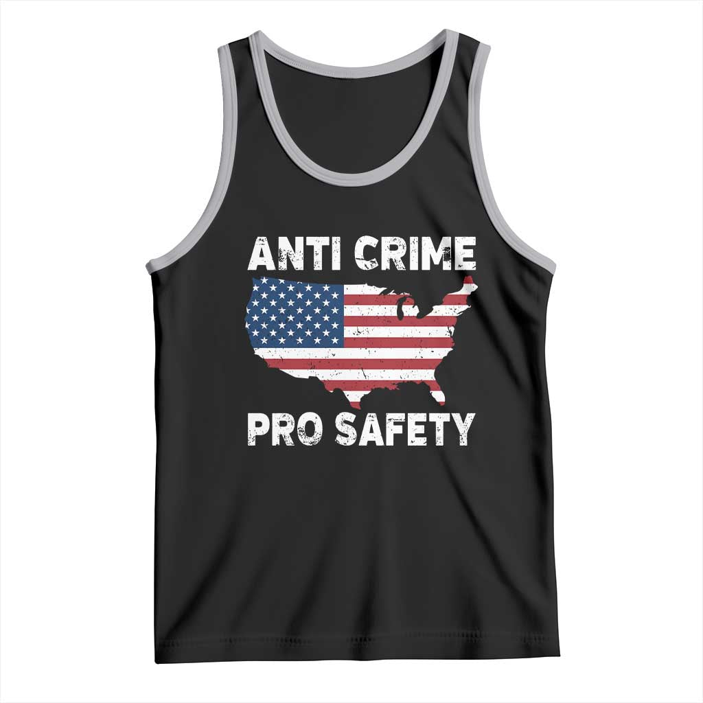 Anti Crime Pro Safety Tank Top Mayor Resistance Protest Jacob Political TS11 Black Athletic Heather Print Your Wear