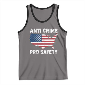 Anti Crime Pro Safety Tank Top Mayor Resistance Protest Jacob Political TS11 Deep Heather Black Print Your Wear
