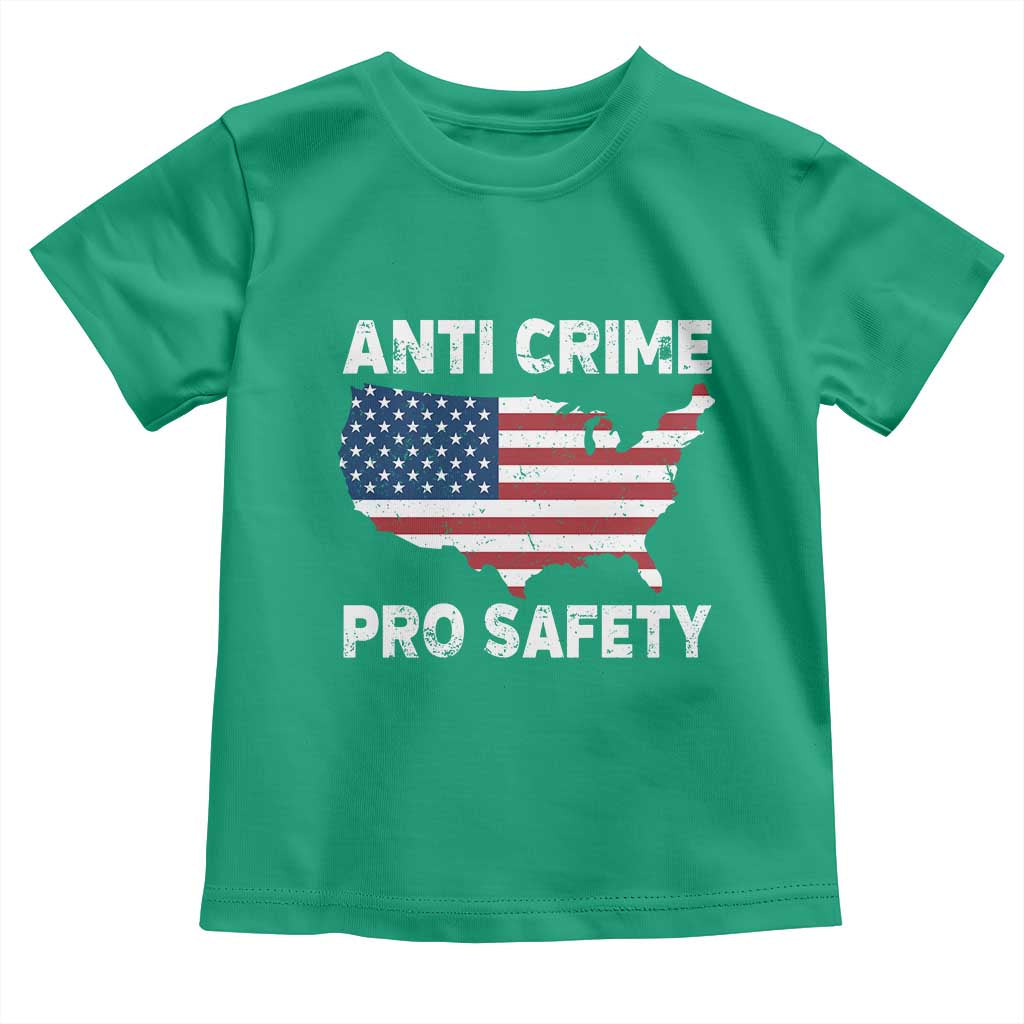 Anti Crime Pro Safety Toddler T Shirt Mayor Resistance Protest Jacob Political TS11 Irish Green Print Your Wear