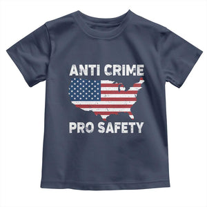 Anti Crime Pro Safety Toddler T Shirt Mayor Resistance Protest Jacob Political TS11 Navy Print Your Wear