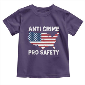 Anti Crime Pro Safety Toddler T Shirt Mayor Resistance Protest Jacob Political TS11 Purple Print Your Wear
