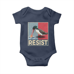 Minnesota Loon Resist Baby Onesie Loon Bird Laser Ice Cube Poster Graphic TS11 Navy Print Your Wear
