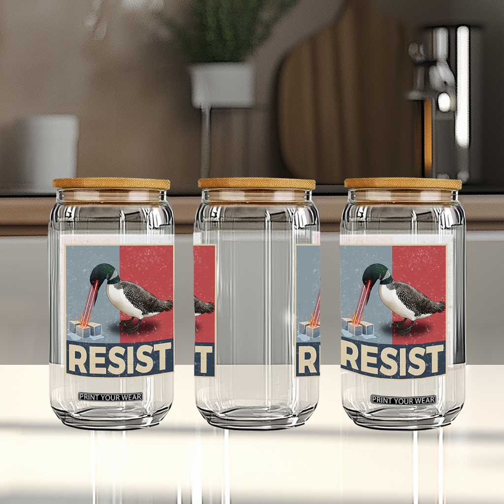 Minnesota Loon Resist Glass Can Loon Bird Laser Ice Cube Poster Graphic TS11 Print Your Wear