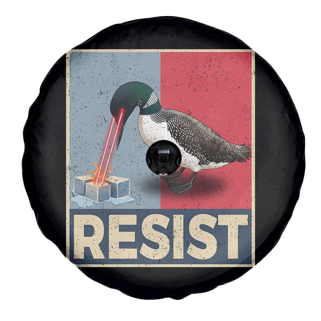 Minnesota Loon Resist Spare Tire Cover Loon Bird Laser Ice Cube Poster Graphic TS11 Print Your Wear