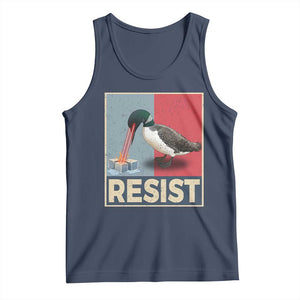 Minnesota Loon Resist Tank Top Loon Bird Laser Ice Cube Poster Graphic TS11 Navy Print Your Wear