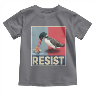 Minnesota Loon Resist Toddler T Shirt Loon Bird Laser Ice Cube Poster Graphic TS11 Charcoal Print Your Wear