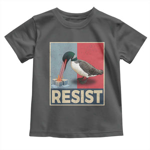 Minnesota Loon Resist Toddler T Shirt Loon Bird Laser Ice Cube Poster Graphic TS11 Dark Heather Print Your Wear