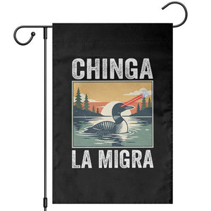 Chinga La Migra Garden Flag Minnesota Loon Laser Ice Cube Political Protest TS11 Black Print Your Wear