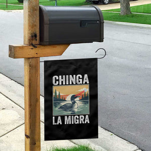 Chinga La Migra Garden Flag Minnesota Loon Laser Ice Cube Political Protest TS11 Print Your Wear