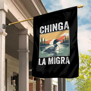Chinga La Migra Garden Flag Minnesota Loon Laser Ice Cube Political Protest TS11 Print Your Wear