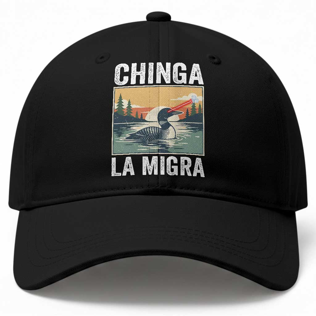 Chinga La Migra Baseball Cap Minnesota Loon Laser Ice Cube Political Protest TS11 Print Your Wear