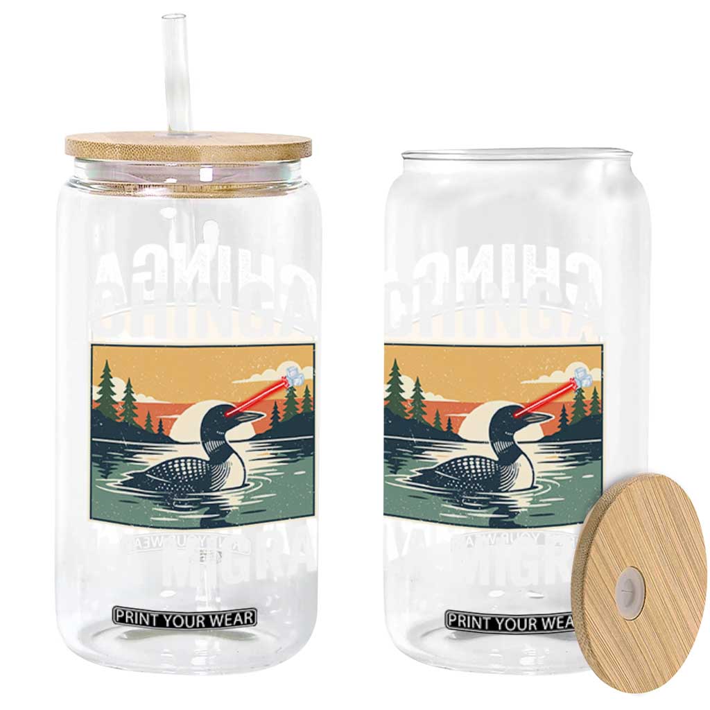 Chinga La Migra Glass Can Minnesota Loon Laser Ice Cube Political Protest TS11 Print Your Wear