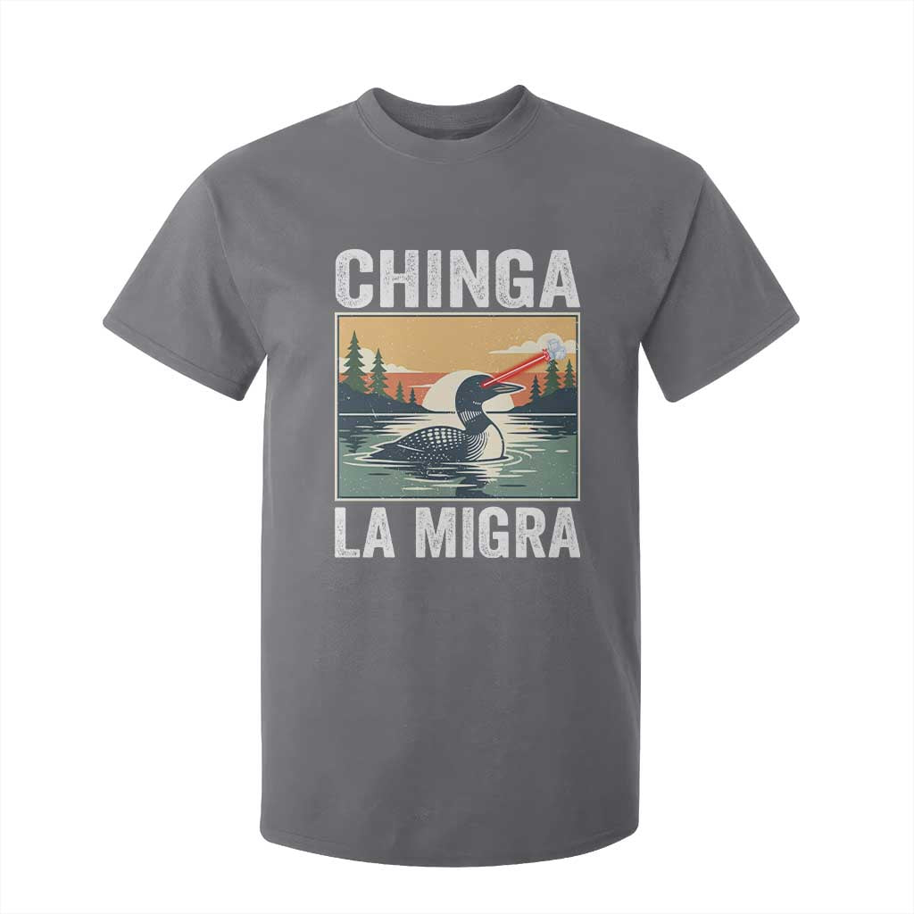 Chinga La Migra T Shirt For Kid Minnesota Loon Laser Ice Cube Political Protest TS11 Charcoal Print Your Wear