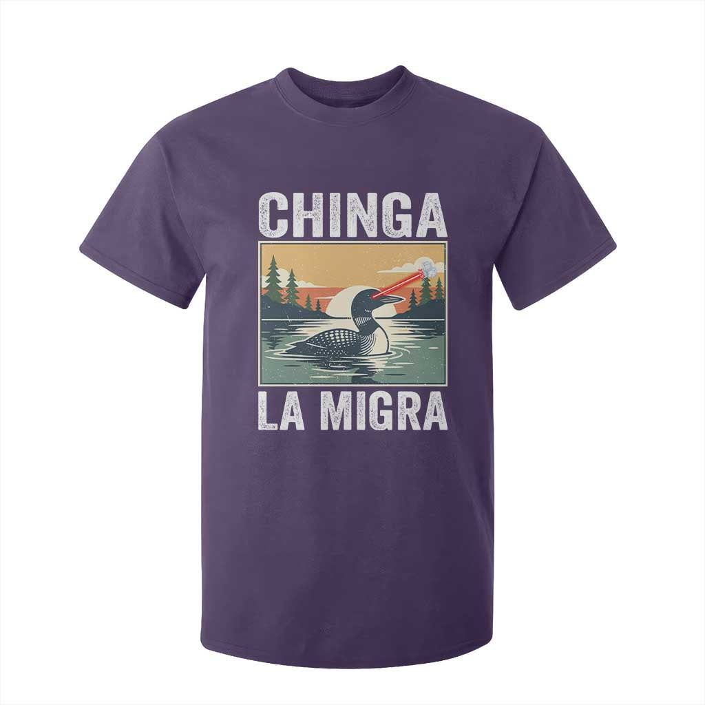 Chinga La Migra T Shirt For Kid Minnesota Loon Laser Ice Cube Political Protest TS11 Purple Print Your Wear