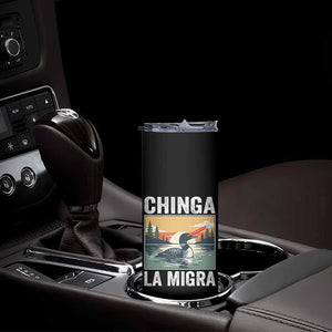 Chinga La Migra Skinny Tumbler Minnesota Loon Laser Ice Cube Political Protest TS11 Print Your Wear