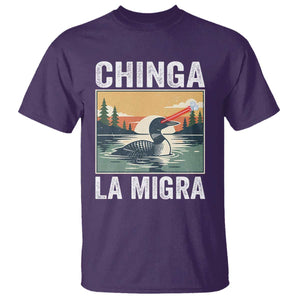 Chinga La Migra T Shirt Minnesota Loon Laser Ice Cube Political Protest TS11 Purple Print Your Wear