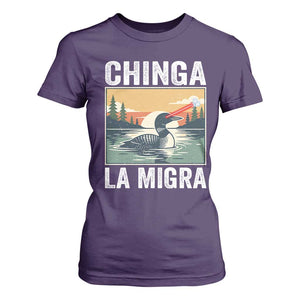 Chinga La Migra T Shirt For Women Minnesota Loon Laser Ice Cube Political Protest TS11 Purple Print Your Wear