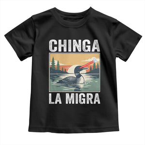 Chinga La Migra Toddler T Shirt Minnesota Loon Laser Ice Cube Political Protest TS11 Black Print Your Wear
