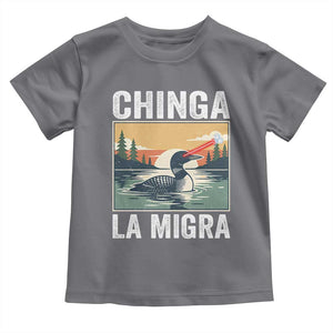 Chinga La Migra Toddler T Shirt Minnesota Loon Laser Ice Cube Political Protest TS11 Charcoal Print Your Wear