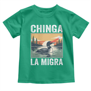 Chinga La Migra Toddler T Shirt Minnesota Loon Laser Ice Cube Political Protest TS11 Irish Green Print Your Wear