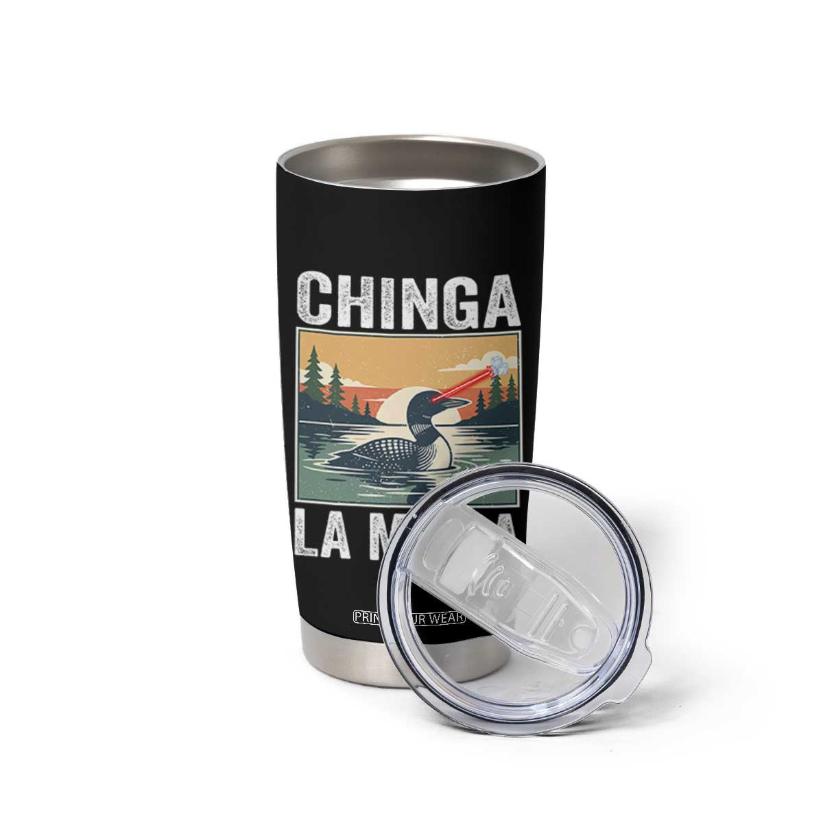 Chinga La Migra Tumbler Cup Minnesota Loon Laser Ice Cube Political Protest TS11 Print Your Wear