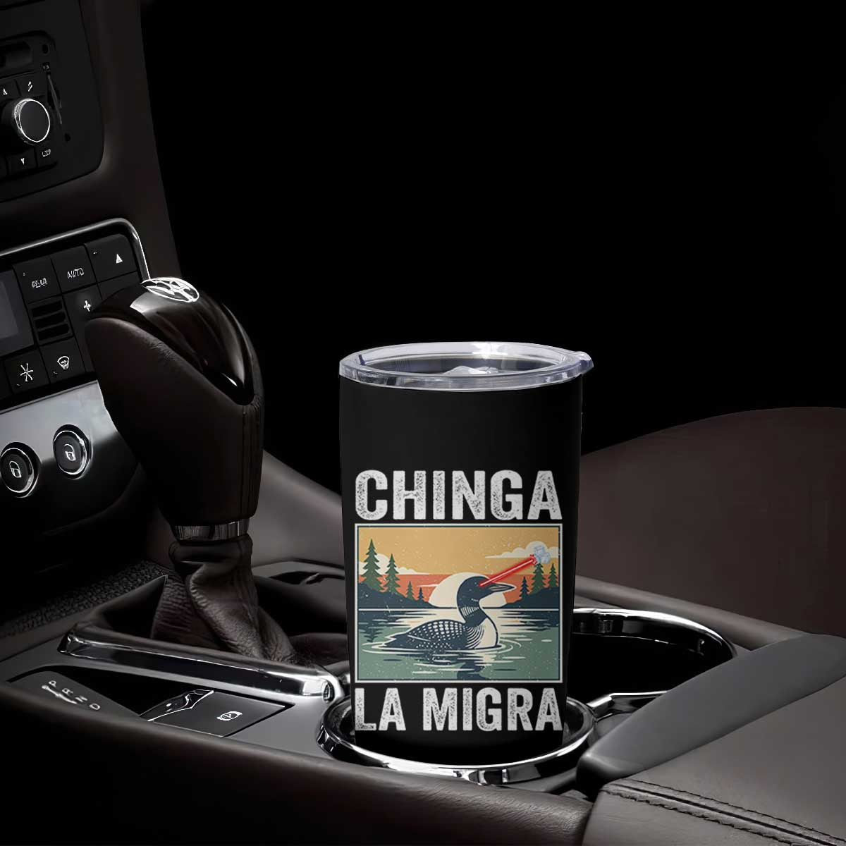 Chinga La Migra Tumbler Cup Minnesota Loon Laser Ice Cube Political Protest TS11 Print Your Wear