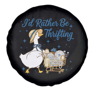 Silly Goose I Would Rather Be Thrifting Spare Tire Cover Funny Shopping Goose TS11 Print Your Wear