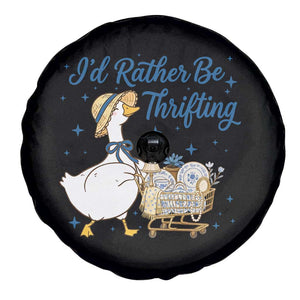 Silly Goose I Would Rather Be Thrifting Spare Tire Cover Funny Shopping Goose TS11 Print Your Wear
