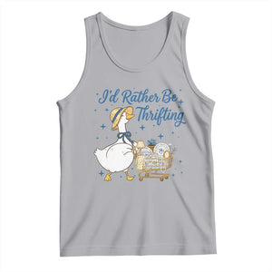 Silly Goose I Would Rather Be Thrifting Tank Top Funny Shopping Goose TS11 Athletic Heather Print Your Wear