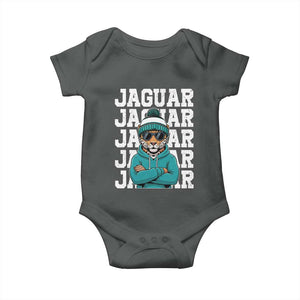 Jaguar Lover Baby Onesie JJF Football Fan Game Day TS11 Dark Heather Print Your Wear