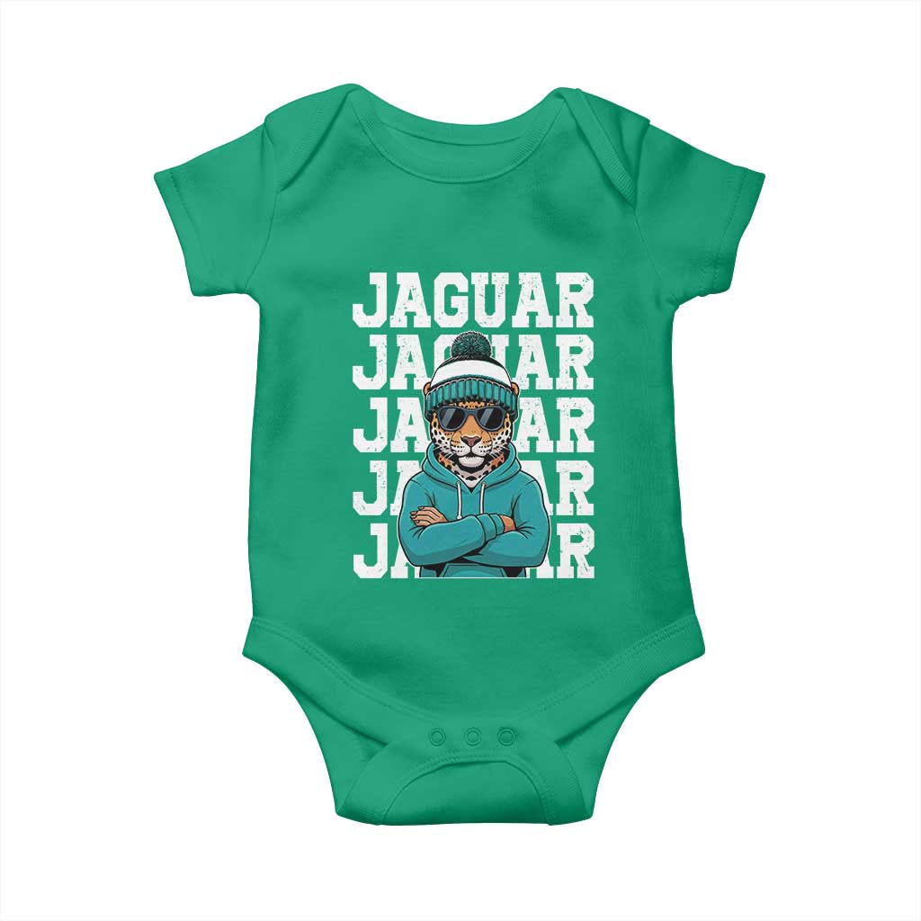 Jaguar Lover Baby Onesie JJF Football Fan Game Day TS11 Irish Green Print Your Wear