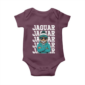 Jaguar Lover Baby Onesie JJF Football Fan Game Day TS11 Maroon Print Your Wear