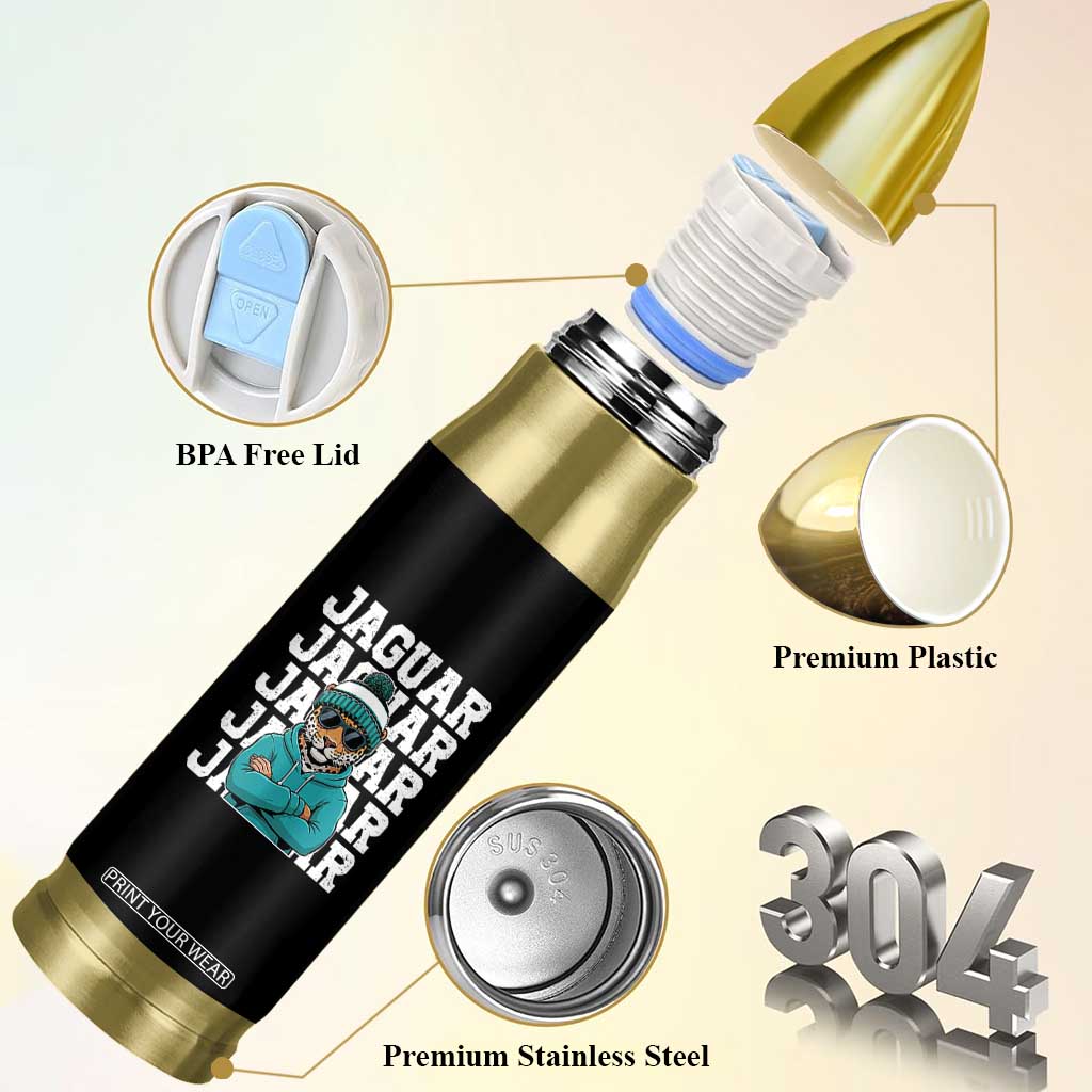 Jaguar Lover Bullet Tumbler JJF Football Fan Game Day TS11 Print Your Wear