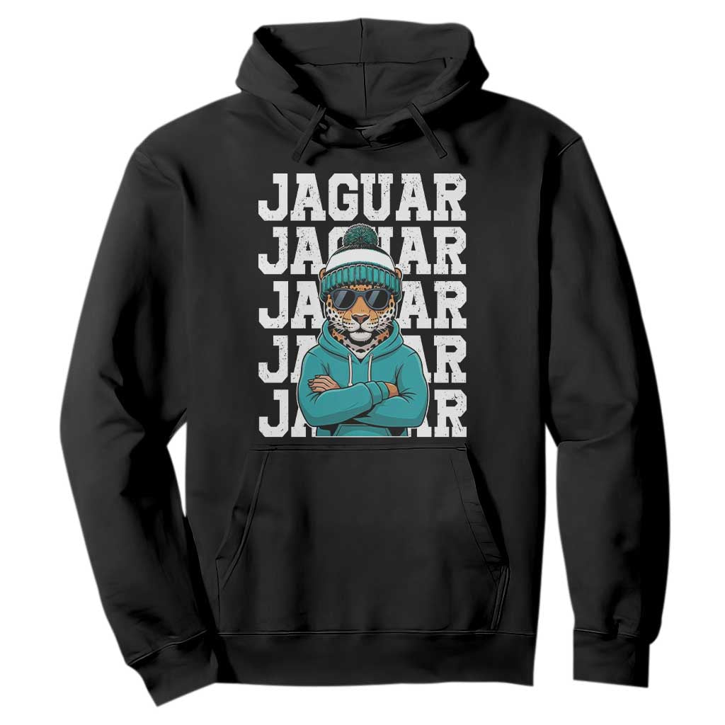Jaguar Lover Hoodie JJF Football Fan Game Day TS11 Black Print Your Wear
