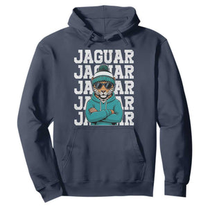 Jaguar Lover Hoodie JJF Football Fan Game Day TS11 Navy Print Your Wear
