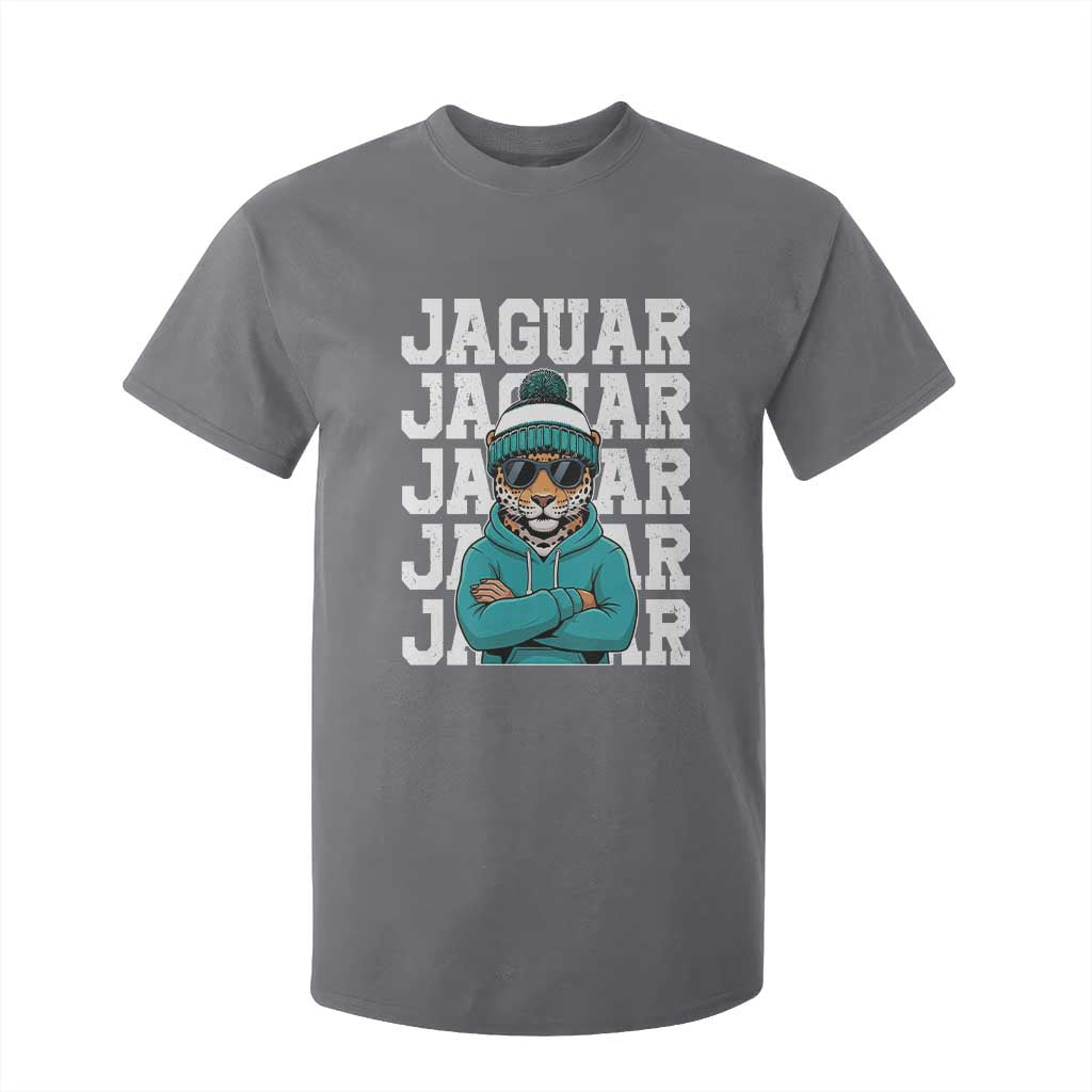 Jaguar Lover T Shirt For Kid JJF Football Fan Game Day TS11 Charcoal Print Your Wear