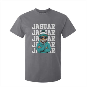 Jaguar Lover T Shirt For Kid JJF Football Fan Game Day TS11 Charcoal Print Your Wear