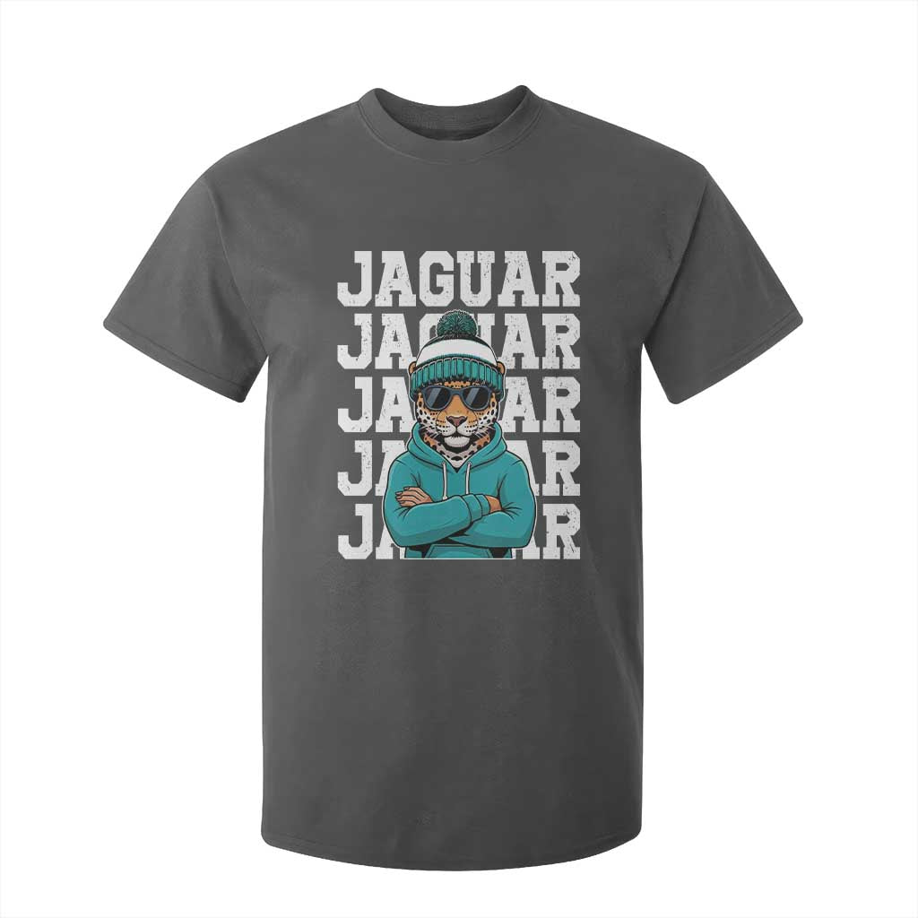 Jaguar Lover T Shirt For Kid JJF Football Fan Game Day TS11 Dark Heather Print Your Wear