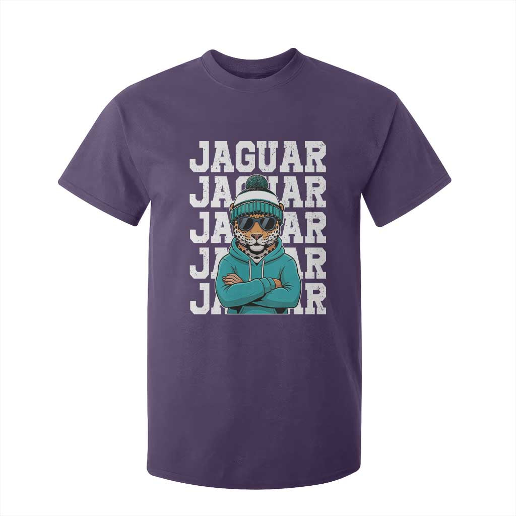 Jaguar Lover T Shirt For Kid JJF Football Fan Game Day TS11 Purple Print Your Wear