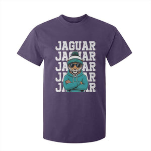 Jaguar Lover T Shirt For Kid JJF Football Fan Game Day TS11 Purple Print Your Wear