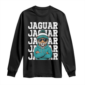 Jaguar Lover Long Sleeve Shirt JJF Football Fan Game Day TS11 Black Print Your Wear