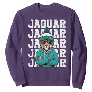 Jaguar Lover Sweatshirt JJF Football Fan Game Day TS11 Purple Print Your Wear