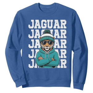 Jaguar Lover Sweatshirt JJF Football Fan Game Day TS11 Royal Blue Print Your Wear