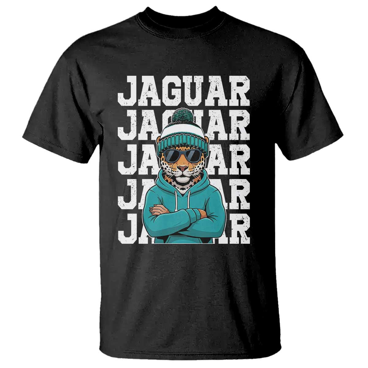 Jaguar Lover T Shirt JJF Football Fan Game Day TS11 Black Print Your Wear