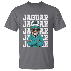 Jaguar Lover T Shirt JJF Football Fan Game Day TS11 Charcoal Print Your Wear