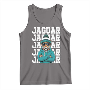 Jaguar Lover Tank Top JJF Football Fan Game Day TS11 Deep Heather Print Your Wear