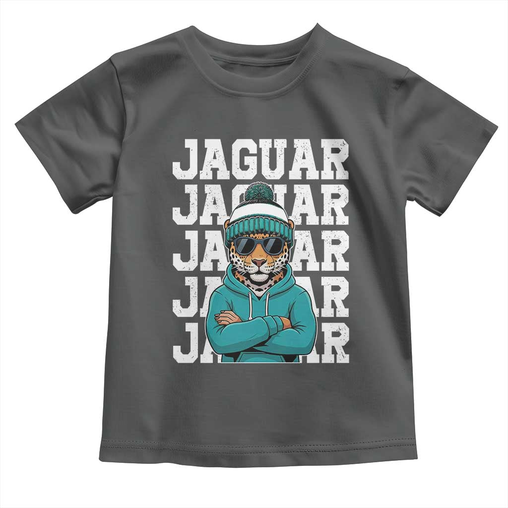 Jaguar Lover Toddler T Shirt JJF Football Fan Game Day TS11 Dark Heather Print Your Wear