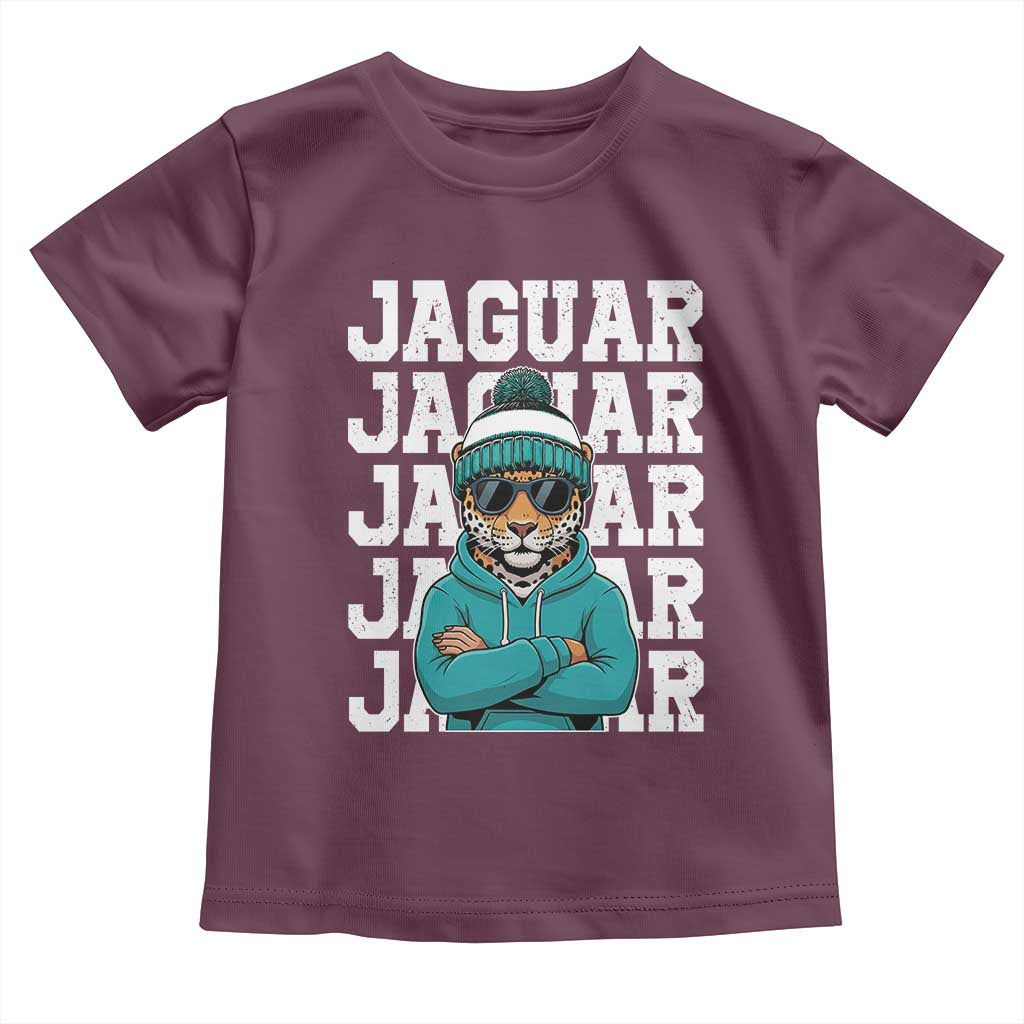 Jaguar Lover Toddler T Shirt JJF Football Fan Game Day TS11 Maroon Print Your Wear