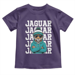 Jaguar Lover Toddler T Shirt JJF Football Fan Game Day TS11 Purple Print Your Wear