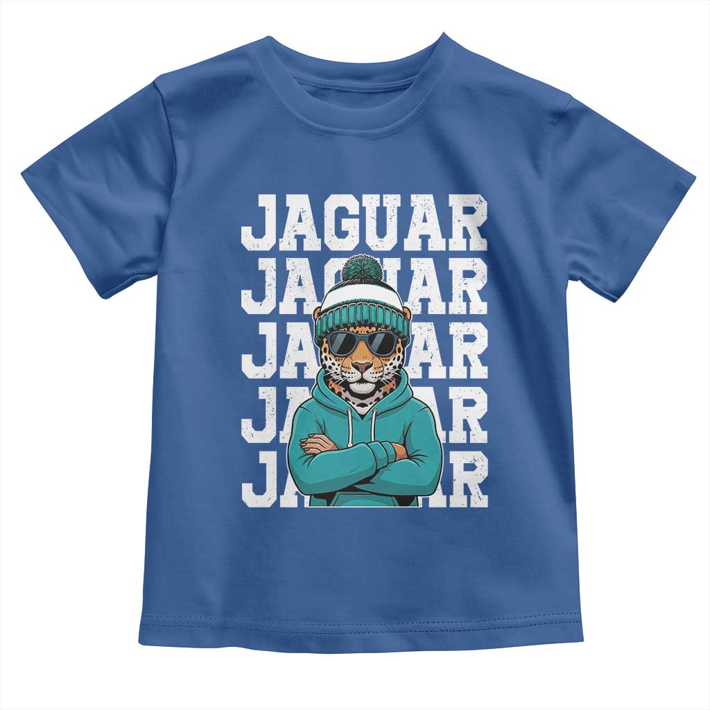 Jaguar Lover Toddler T Shirt JJF Football Fan Game Day TS11 Royal Blue Print Your Wear